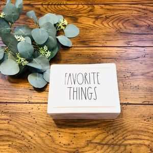 Rae Dunn Favorite Things Jewelry Box